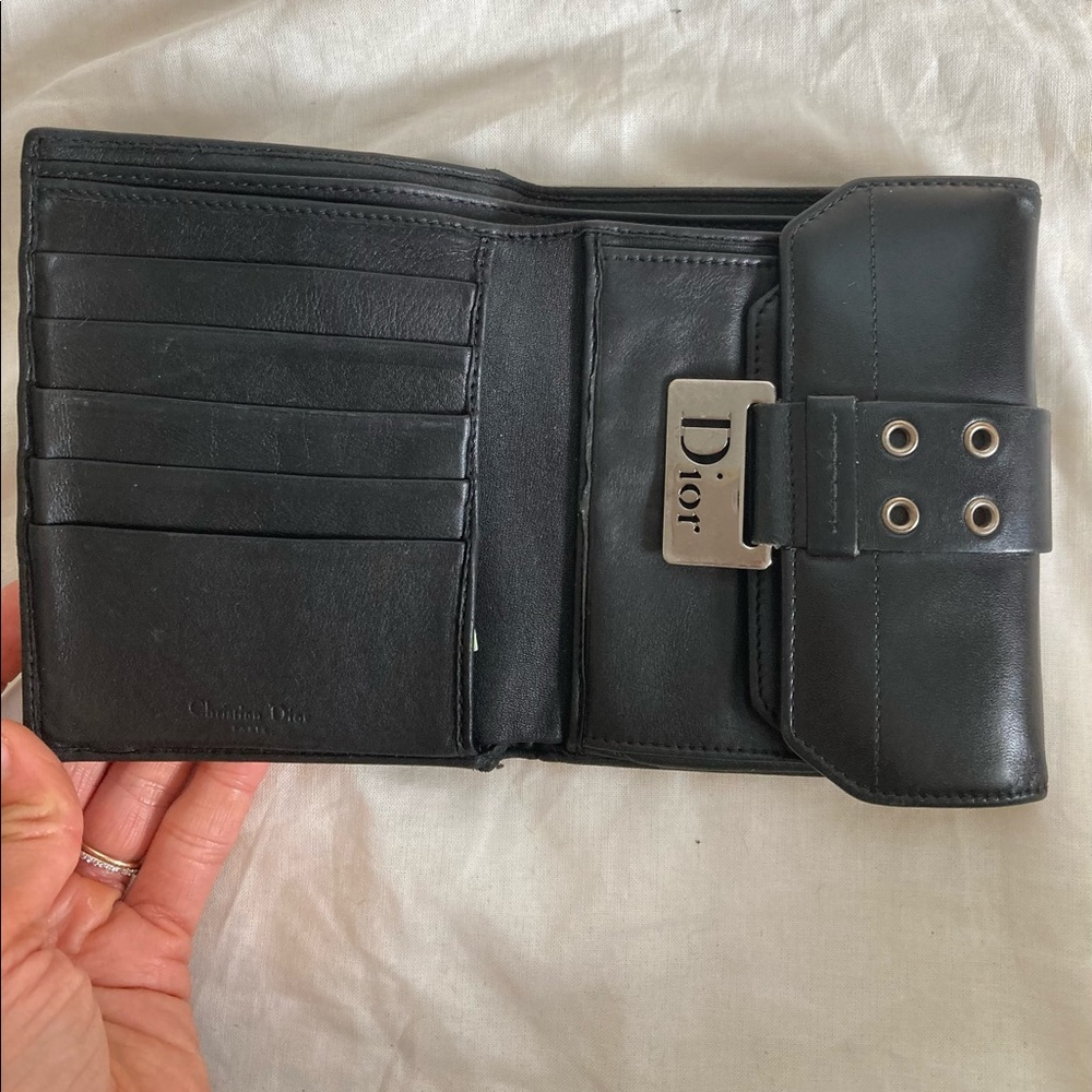 Dior Black leather wallet - Picture 2 of 3